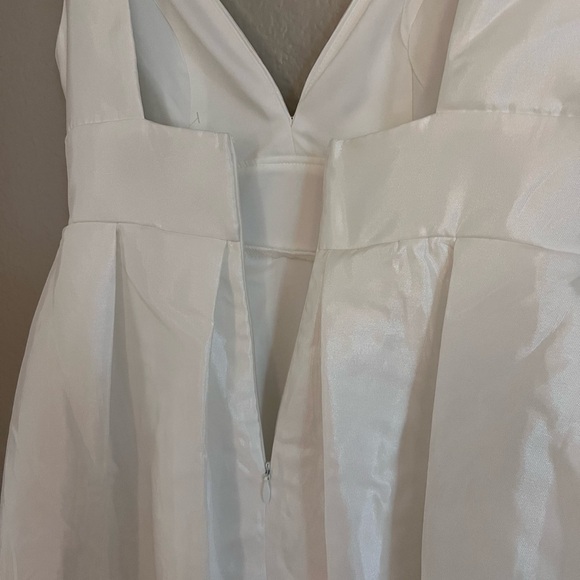 NWOT Lulus Ready For Romance Ivory Sleeveless Maxi Dress With Pockets - Picture 4 of 6